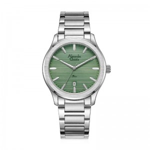 Alexandre Christie AC 8701 Silver Green Man MDBSSGN